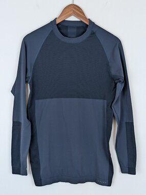 Falke Black Long Sleeve Compression Base Layer Shirt